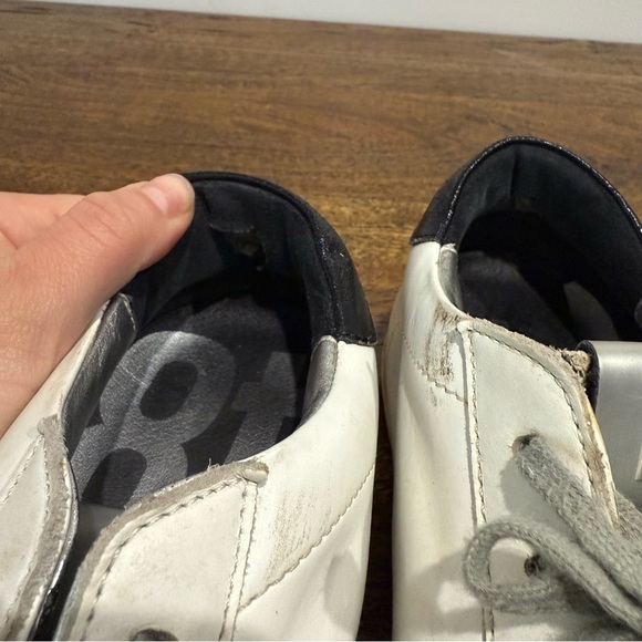 P448 John Python-Print Leather Low Top Sneakers - Picture 9 of 15